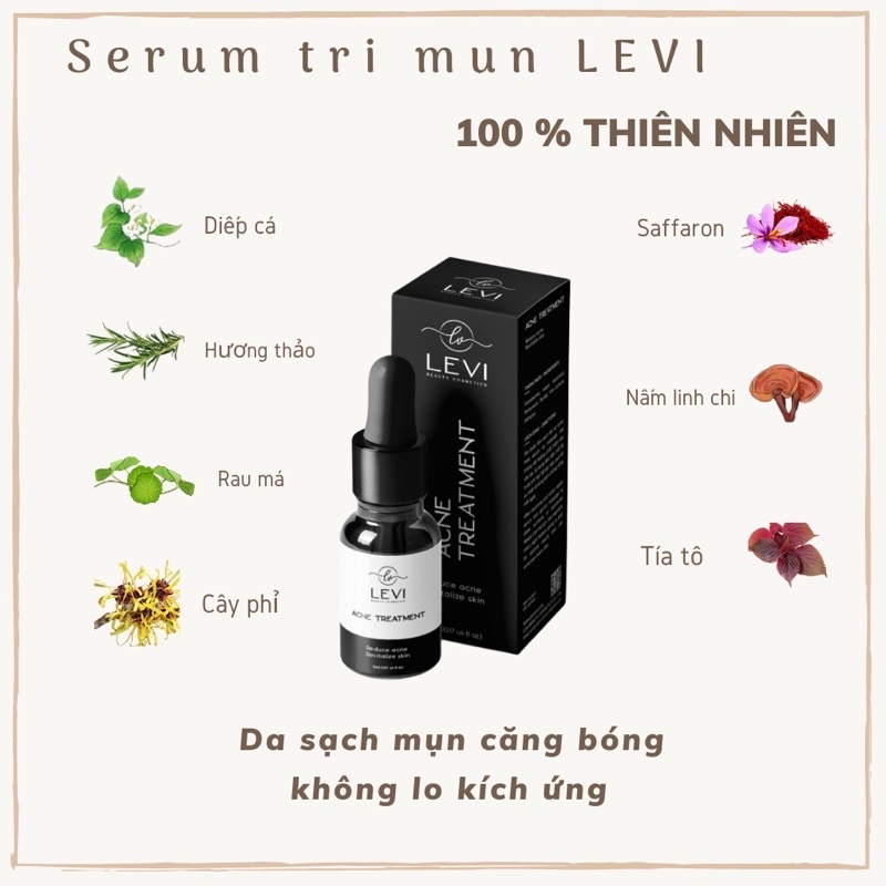Serum mụn LEVI mờ thâm, trắng da, sạch mụn 100% sau 7 ngày | BigBuy360 - bigbuy360.vn