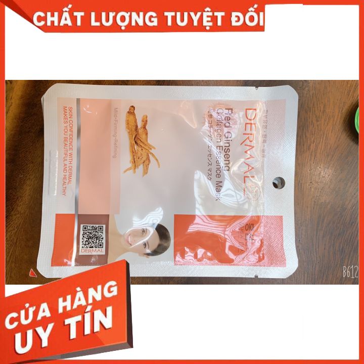 [CHÍNH HÃNG]Mặt nạ dưỡng da Dermal Hàn Quốc 23g | Nhiều màu | Mặt nạ Hàn Quốc dưỡng trắng da ,ngừa lão hóa,se khít chân