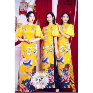 Bigsize Áo dài hạt AD05