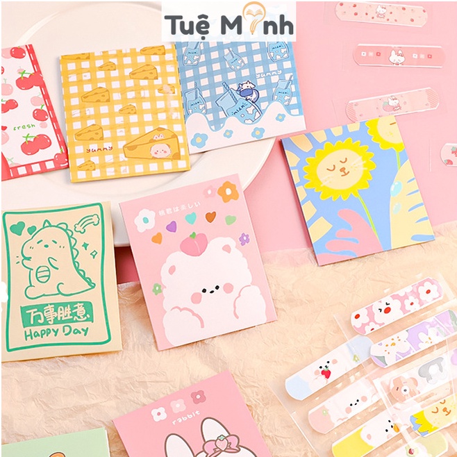 Túi 12 urgo dễ thương K68 băng dán y tế cá nhân urgo cute hoạt hình nhiều mẫu