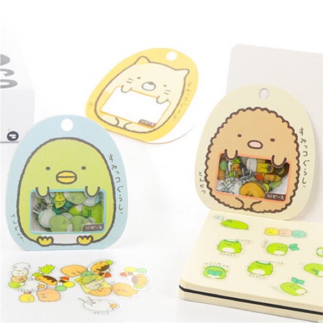 Sticker 50 miếng dán hình ngộ nghĩnh