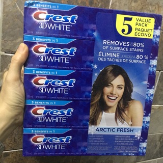 🌼[Canada]Kem đánh răng Crest 3D White ( giá lẻ 1tuýp)