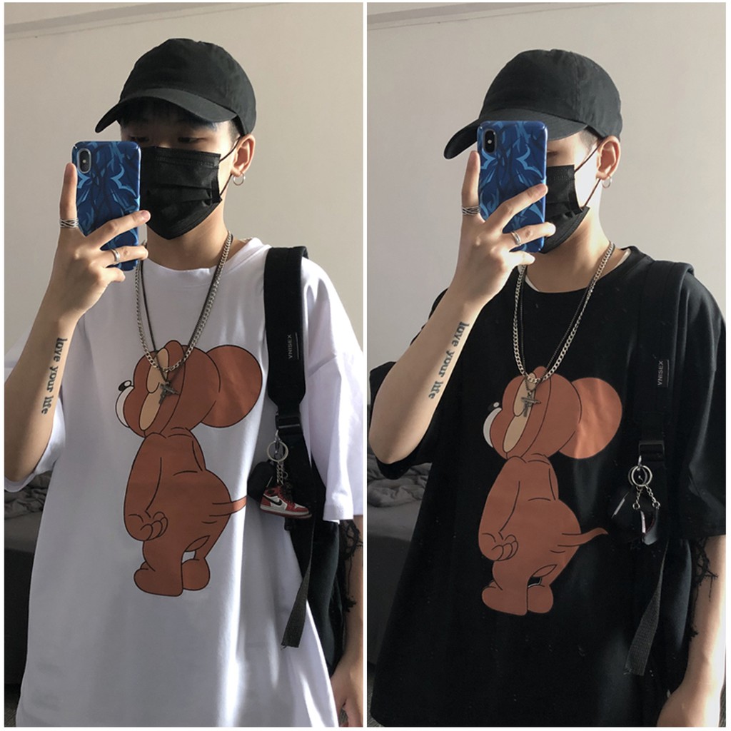 Áo thun nam nữ form rộng Yinxx, áo phông tay lỡ Unisex ATL63