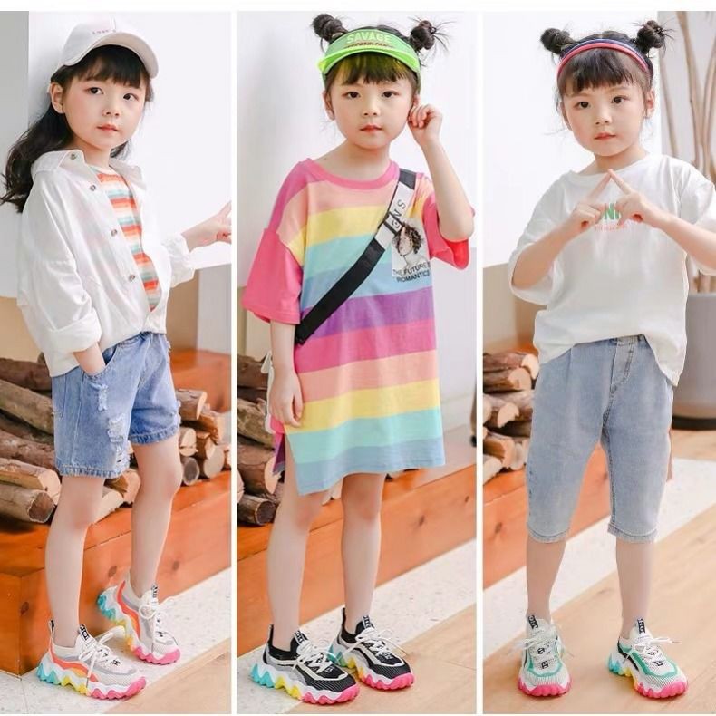 Giày thể thao thoáng khí phong cách Hàn Quốc cho bé