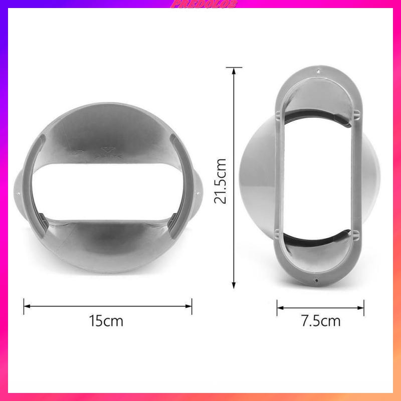 5.9in Exhaust Hose Adaptor Kit For Portable Air Conditioner Tube Connector