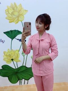 Bộ lam đi chùa, bộ phật tử cao cấp