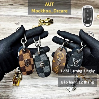 Bọc chìa khoá smartkey Hyundai 3 nút da Canvas HC3