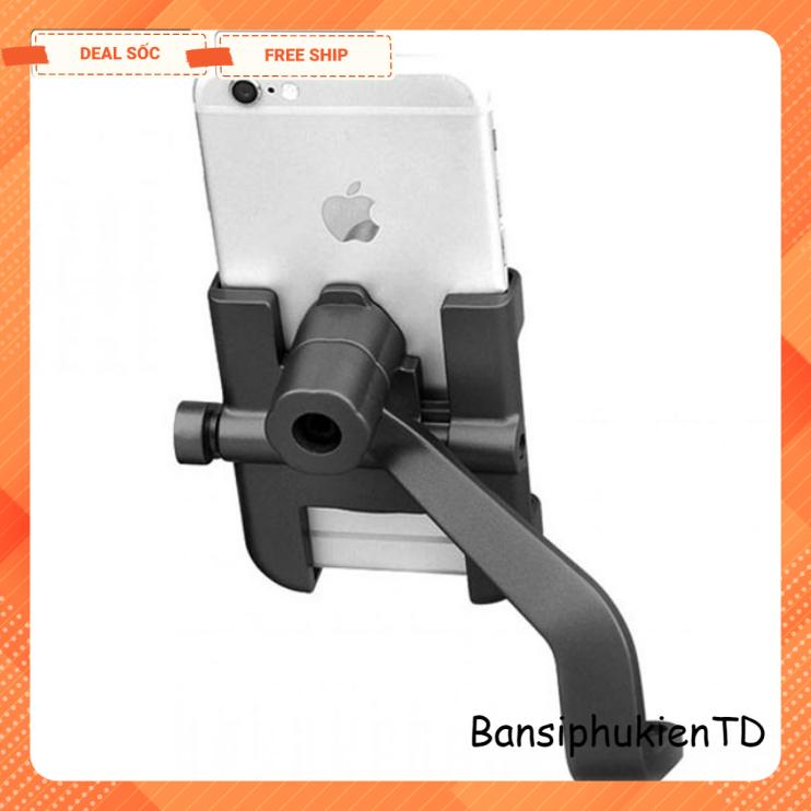 Giá Đỡ Điện Thoại Xe Máy- Kẹp Điện Thoại Gắn Xe Máy C2 Chống Cướp Cực Chắc Chắn
