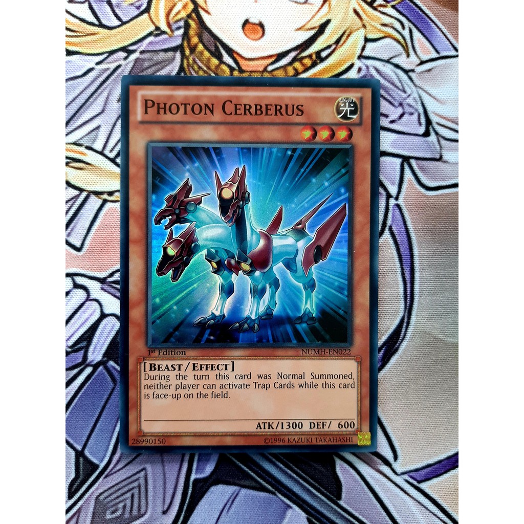 THẺ BÀI YUGIOH -MONSTER-Photon Cerberus - NUMH-EN022 - Super Rare