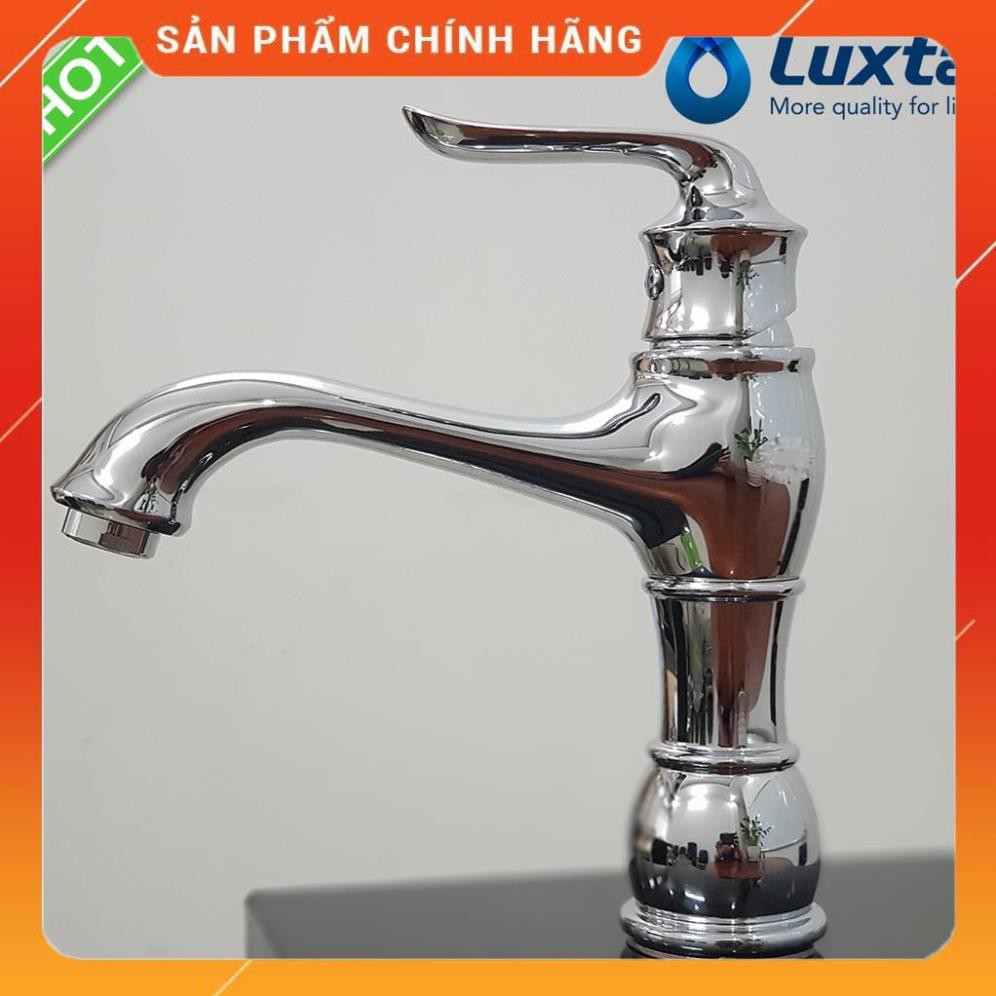 Vòi LAVABO nóng lạnh LUXTA L1218 tặng 2 dây cấp CHÍNH HÃNG BẢO HÀNH 05 NĂM