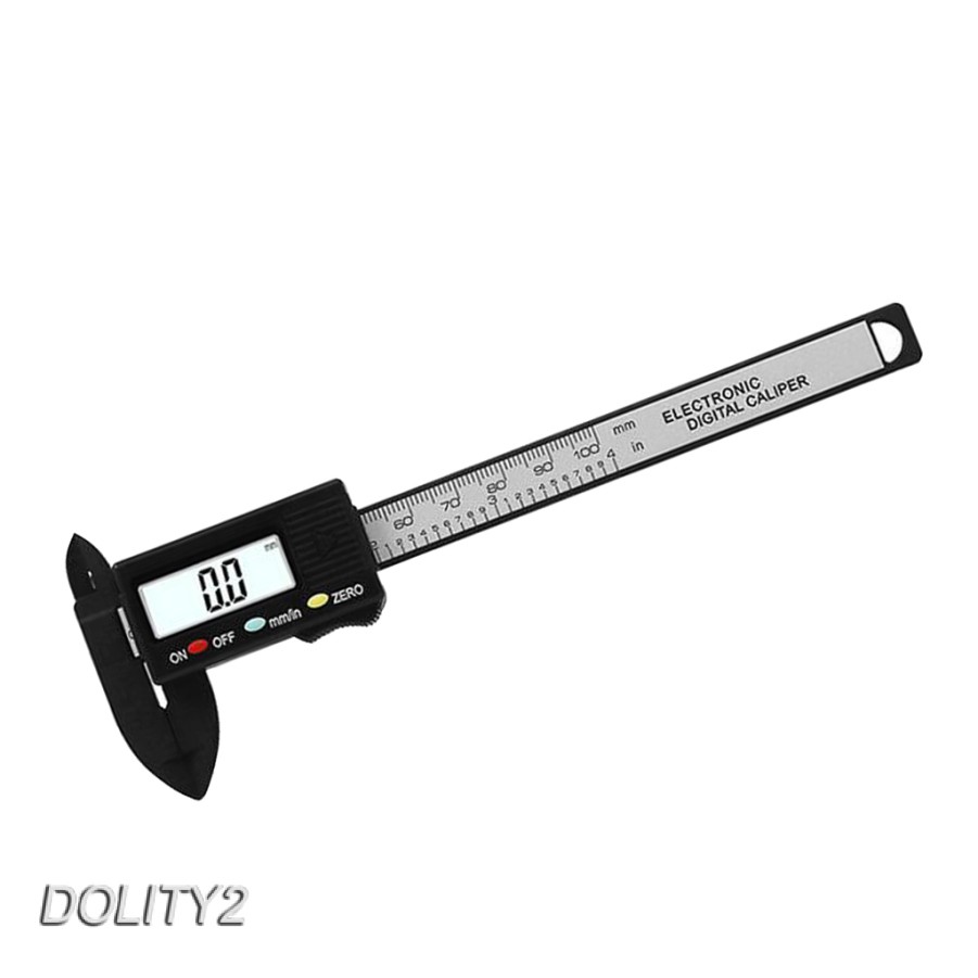 Thước Cặp Điện Tử Mini 4 inch Bằng Sợi Carbon mm / inch Dolity2
