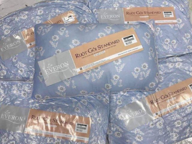 Cặp gối ép chân không in hoa cao cấp 45×65cm
