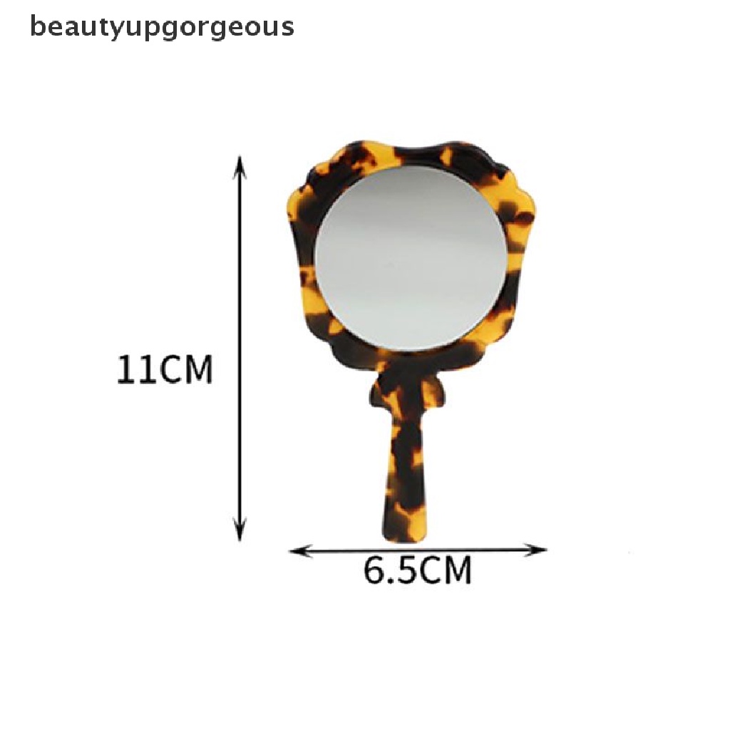 1 Tấm Gương Trang Điểm Cầm Tay Acetate Dành Cho Nữ
