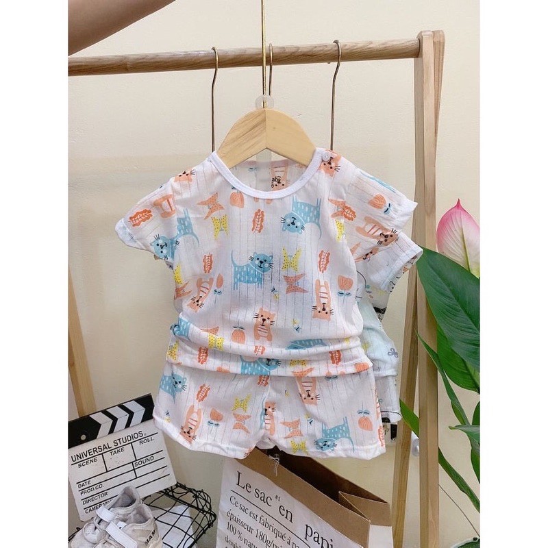 COMBO 10 BỘ COTTON GIẤY SIZE 1 CHO BÉ DƯỚI 6KG