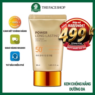 Kem chống nắng dưỡng da The Face Shop Hà Beauty trang điểm lâu trôi