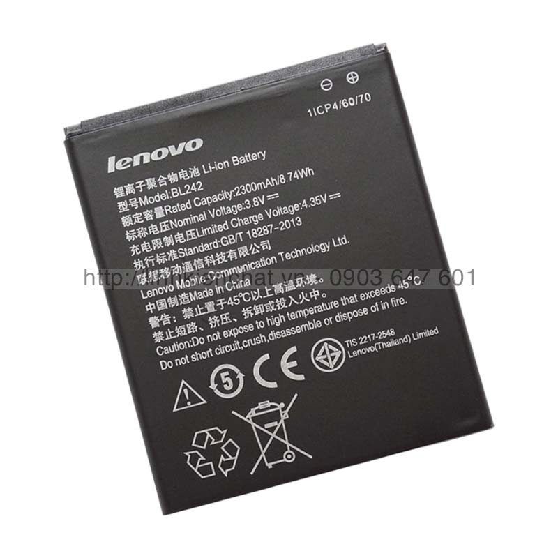 Pin Lenovo A6000 A6010 BL242 2300mAh Zin - Hàng nhập Khẩu