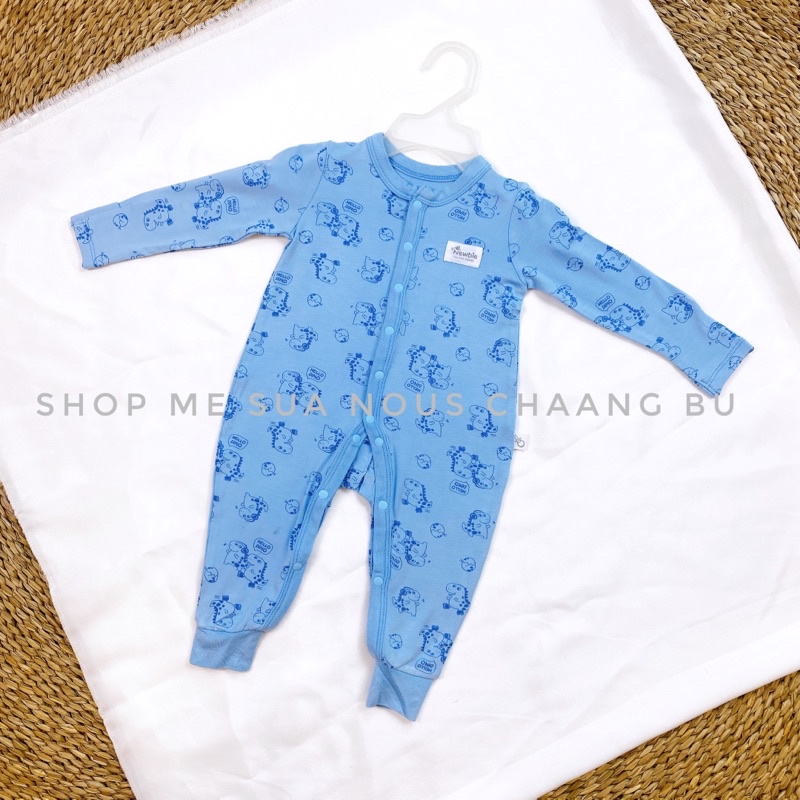 CHAANG Bộ body dài tay cho bé chất liệu cotton và sợi tre