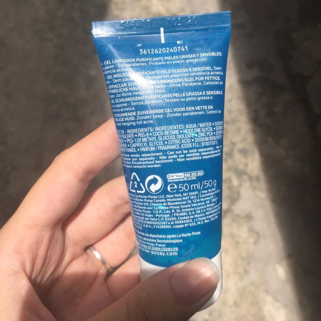 Gel Rửa Mặt La Roche-Posay Effaclar 50ml