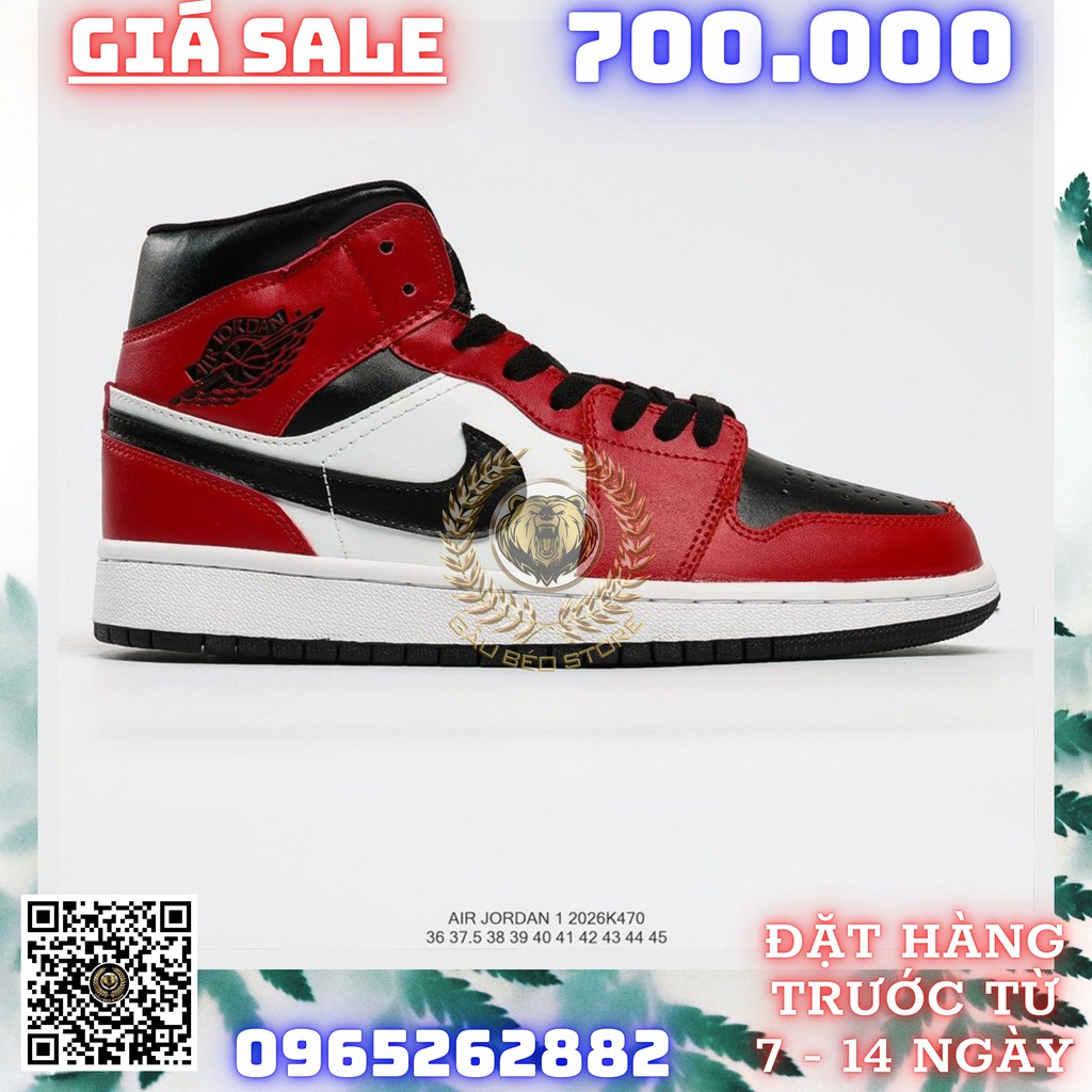 GIÀY SNEAKER MÃ SẢN PHẨM_NIKE Air Jordan 1 Retro High Og PHONG CÁCH ORDER + FREESHIP ➡️ gaubeostore.shop