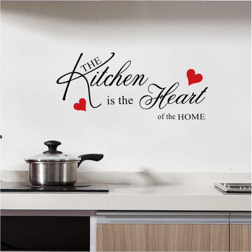 Decal dán tường - Chữ Tiếng Anh đen 04