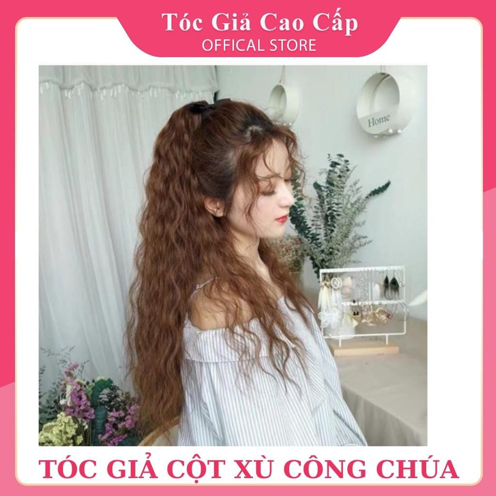 Tóc giả cột ❤️FREESHIP❤️ Tóc giả cột xù tơ cao cấp- kèm ảnh thật