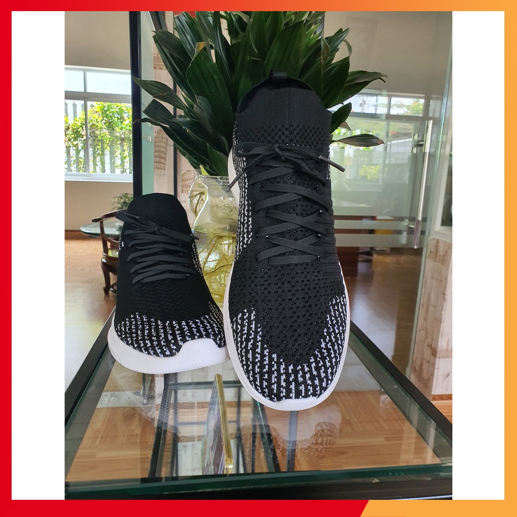 Giày Bata Thể Thao Sneaker Sshoes Màu Đen Xám Nam Nữ Chuẩn Form Biti's Hunter 💖FREESHIP💖