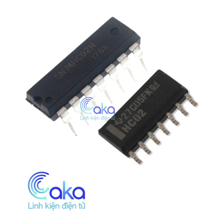 IC logic 74HC02 2-Input NOR SN74HC02N