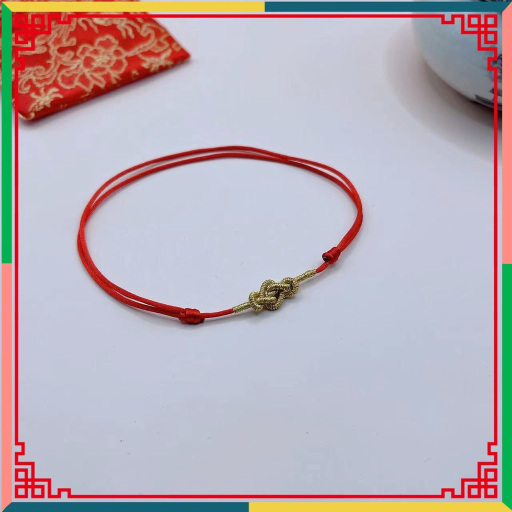 Vòng chân chỉ đỏ Như Ý Kết mang lại may mắn