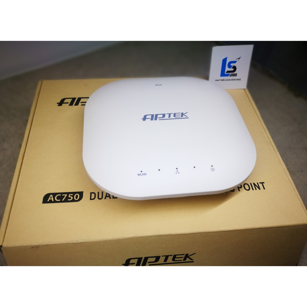 Đầu Wi-Fi⭐FREESHIP⭐Wi-Fi Chuẩn Ac Băng Tần Kép, Ốp Trần Aptek AC752P dành cho văn phòng ,quán cà phê