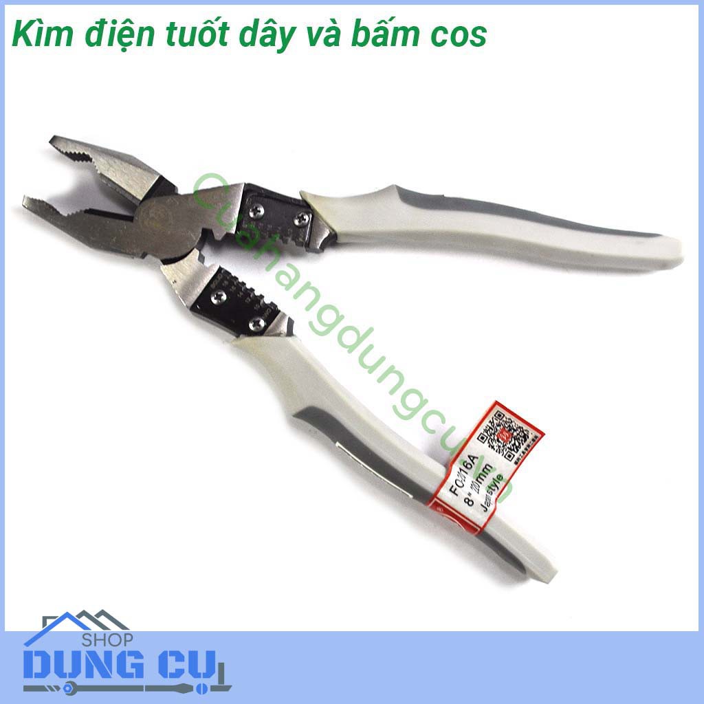 Kìm điện tuốt dây bấm cos
