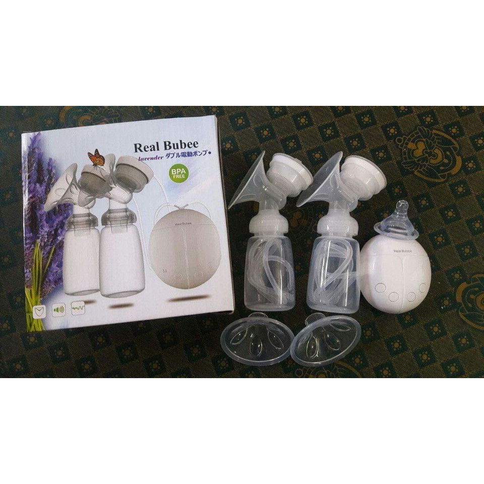 Máy hút sữa điện đôi Real Bubee Nhật Bản (chính hãng)