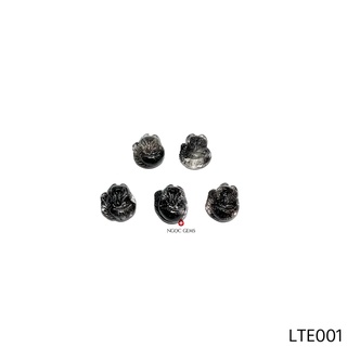 Mặt Đá Hồ Ly Thạch Anh Tóc Đen - Ngọc Gems