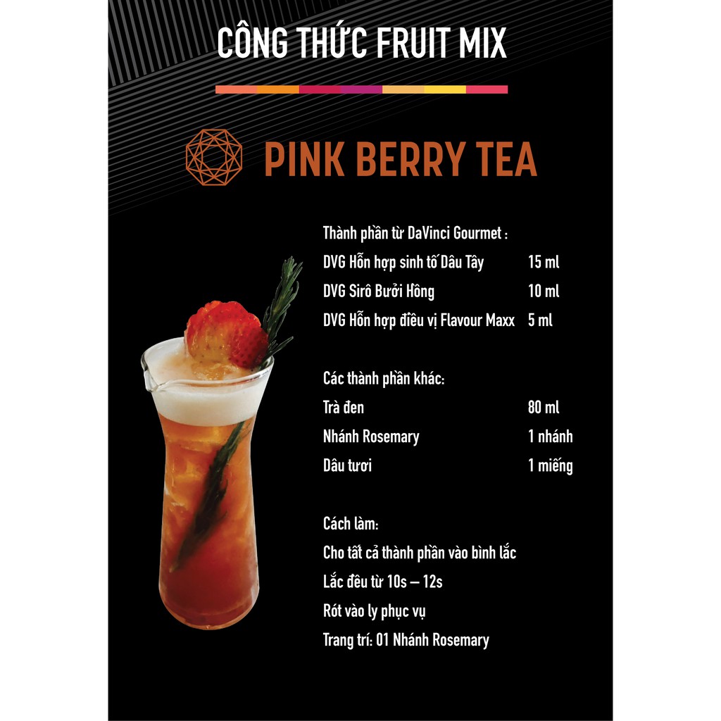 Siro Hương Bưởi hồng / Pomelo Grapefruit Syrup - DaVinci Gourmet