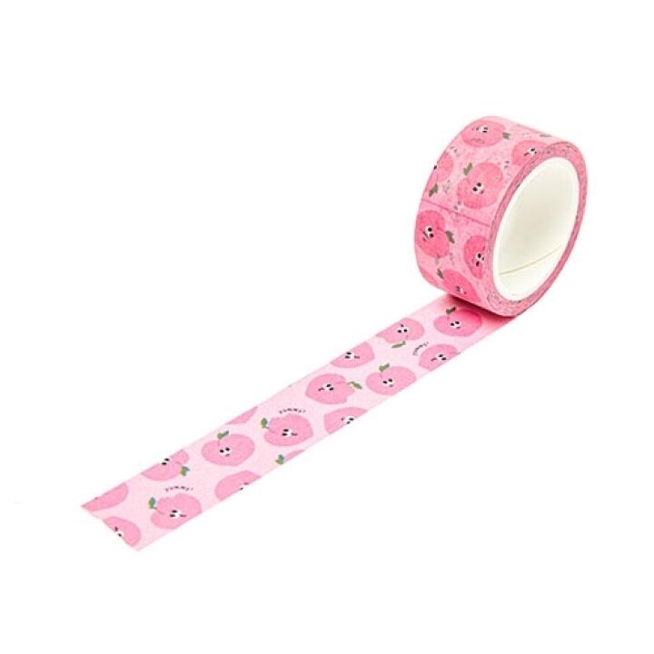 Băng Keo Dán Trang Trí ARTBOX Hàn Quốc Họa Tiết Quả Đào Rộng 20cm