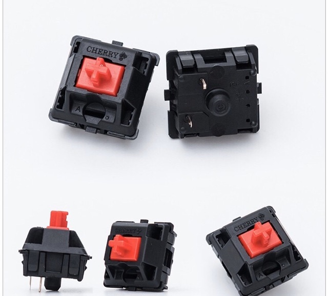 Cherry Switch 3 pin cho bàn phím cơ - 4 màu cơ bản | Cherry Black Retooled