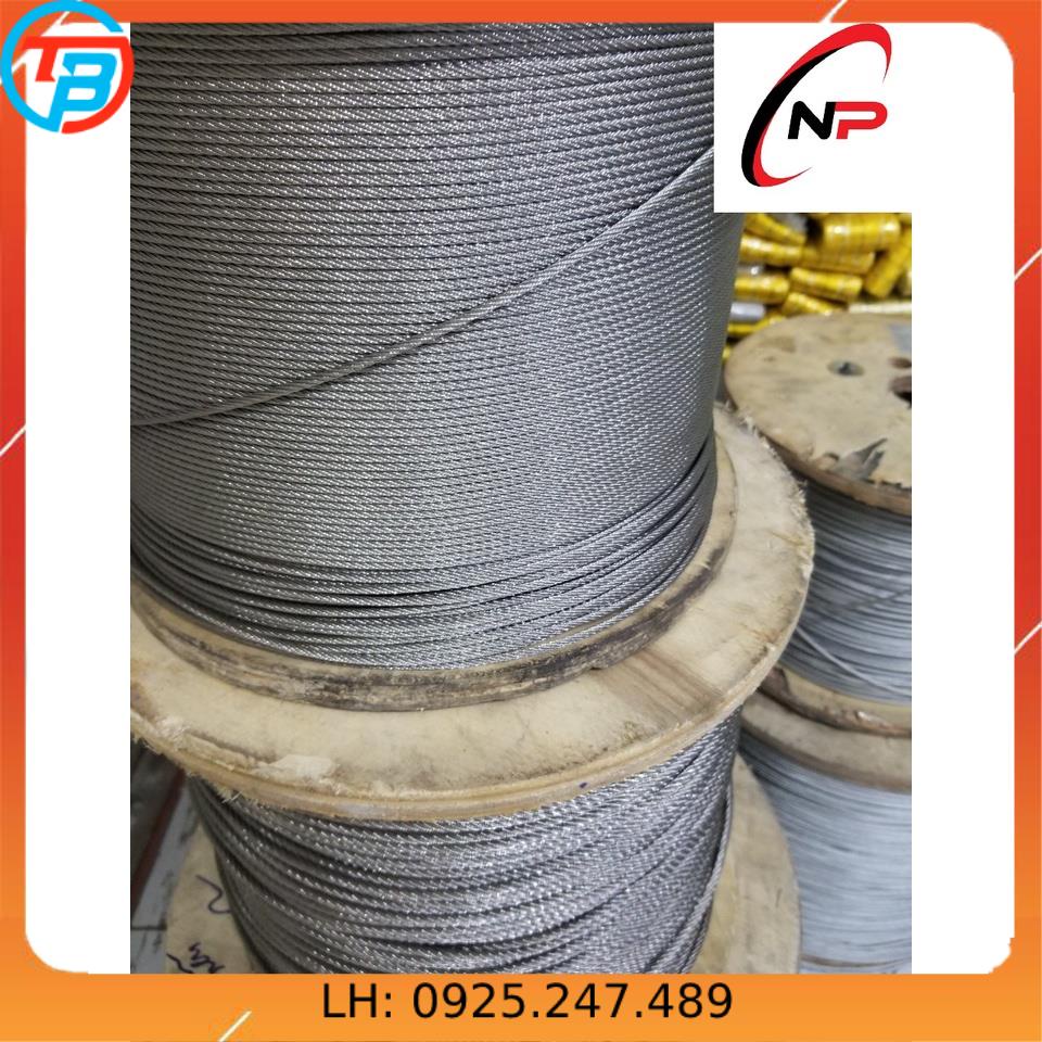 Cáp Inox 304 xịn 4mm 5mm 6mm  .kimkhinhatphat
