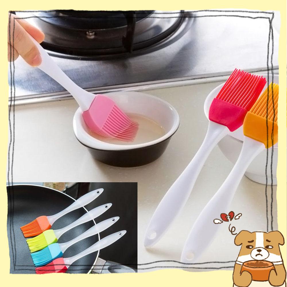 Set 4 Cọ Phết Dầu Bằng Silicon Nhiều Màu Sắc Tùy Chọn Thời Trang Dành Cho Nhà Bếp