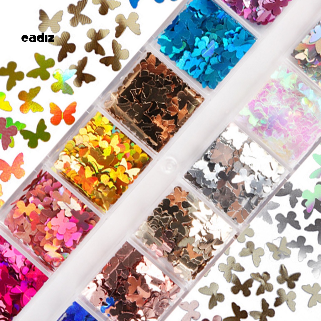 Phụ Kiện Trang Trí Móng Tay Hình Bươm Bướm Dễ Thương Bắt Mắt