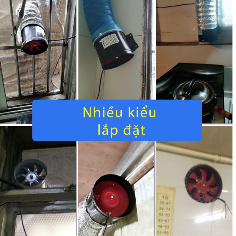 Quạt hút mùi bếp HS150 -h2sk cho căn hộ nhỏ và sinh viên| Tặng kèm ống mềm, dây thít!