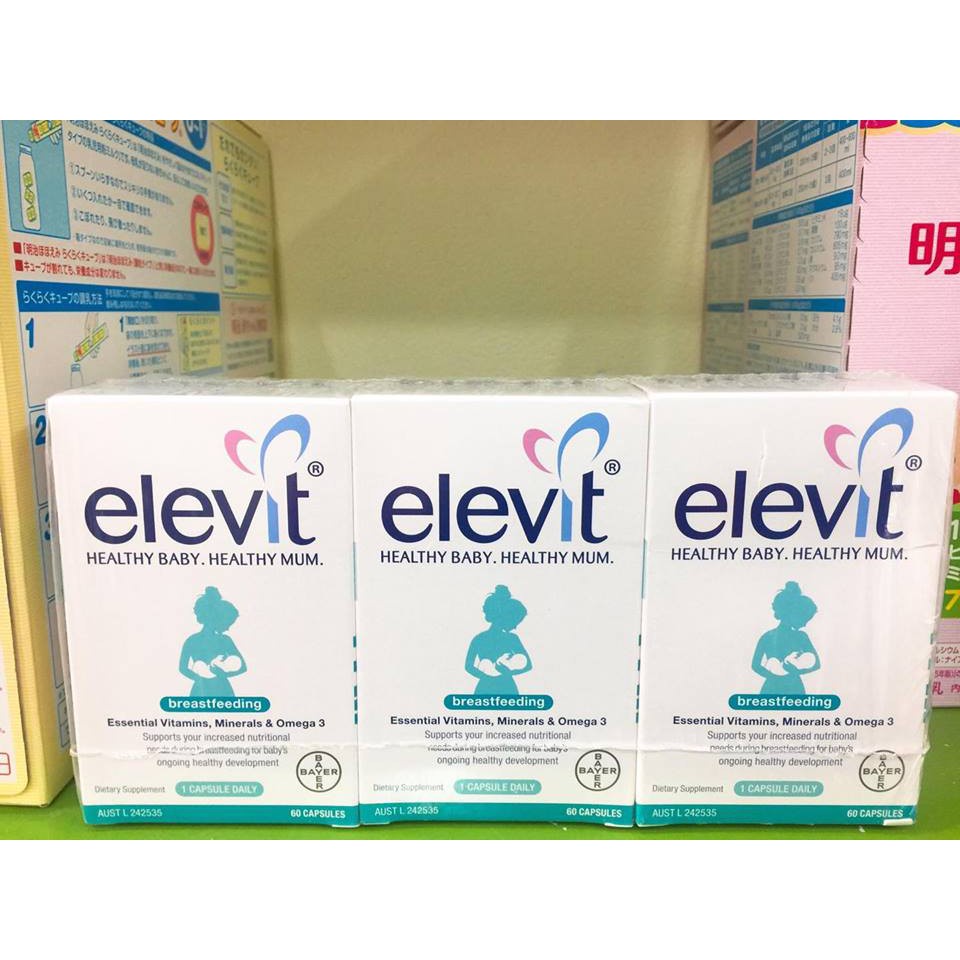 Viên uống vitamin tổng hợp Elevit nội địa Úc cho phụ nữ mang thai và sau sinh hộp 100 viên - 𝐁𝐞𝐚𝐧 𝐒𝐭𝐨𝐫𝐞