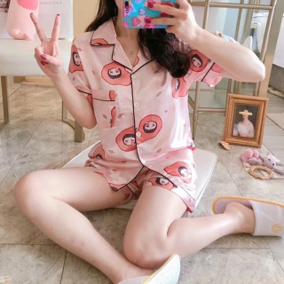 [ ẢNH THẬT + ĐANG GIẢM GIÁ ] BỘ LỤA PIJAMA CAO CẤP