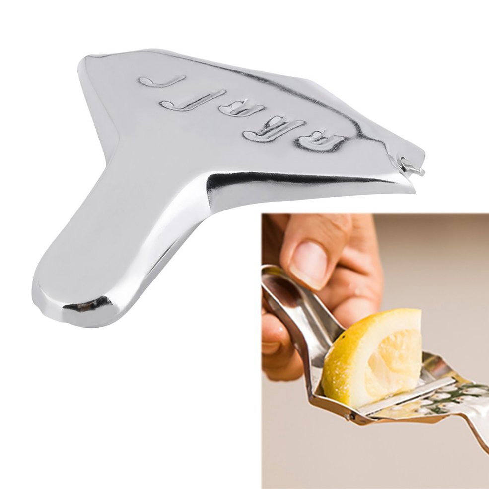 •NEW•Stainless Steel Manual Fruit Lemon Orange Lime Tong Squeezer Juicer Press