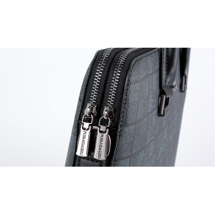 CẶP DA NAM, TÚI XÁCH NAM CÔNG SỞ CD053, HÀNG CAO CẤP, CHÍNH HÃNG PUFAN DAISHU, HỌA TIẾT MẠNG TINH THỂ HIỆN ĐẠI. | BigBuy360 - bigbuy360.vn