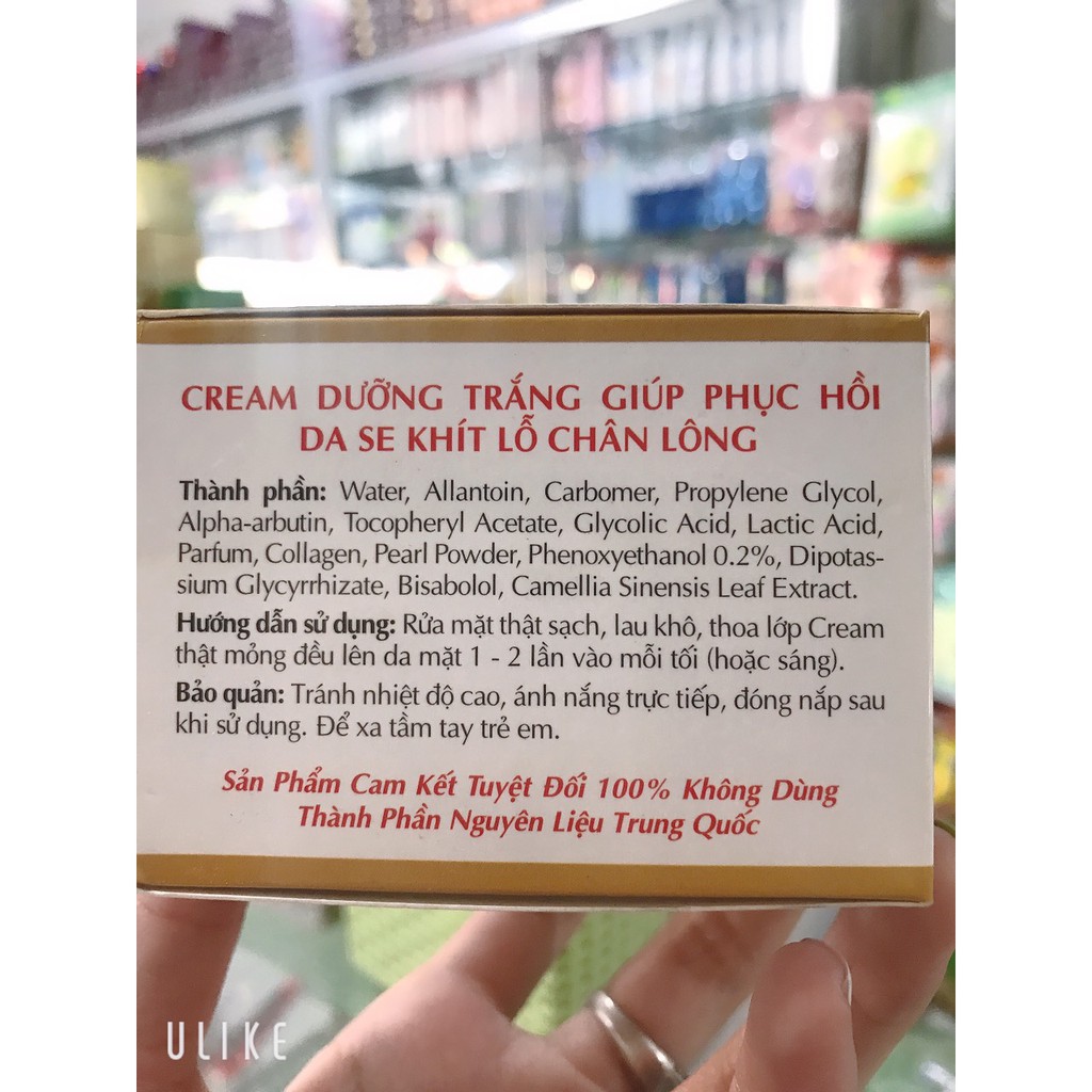 Kem EVI dưỡng trắng da- phục hồi da 30g