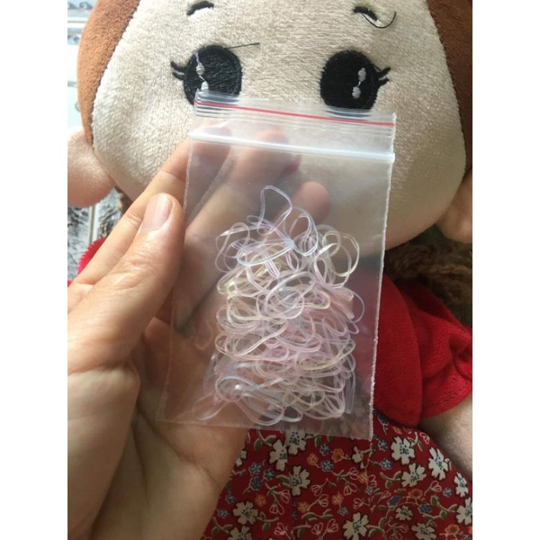 Deal 1k - set 100 dây buộc tóc cho bé gái siêu dai