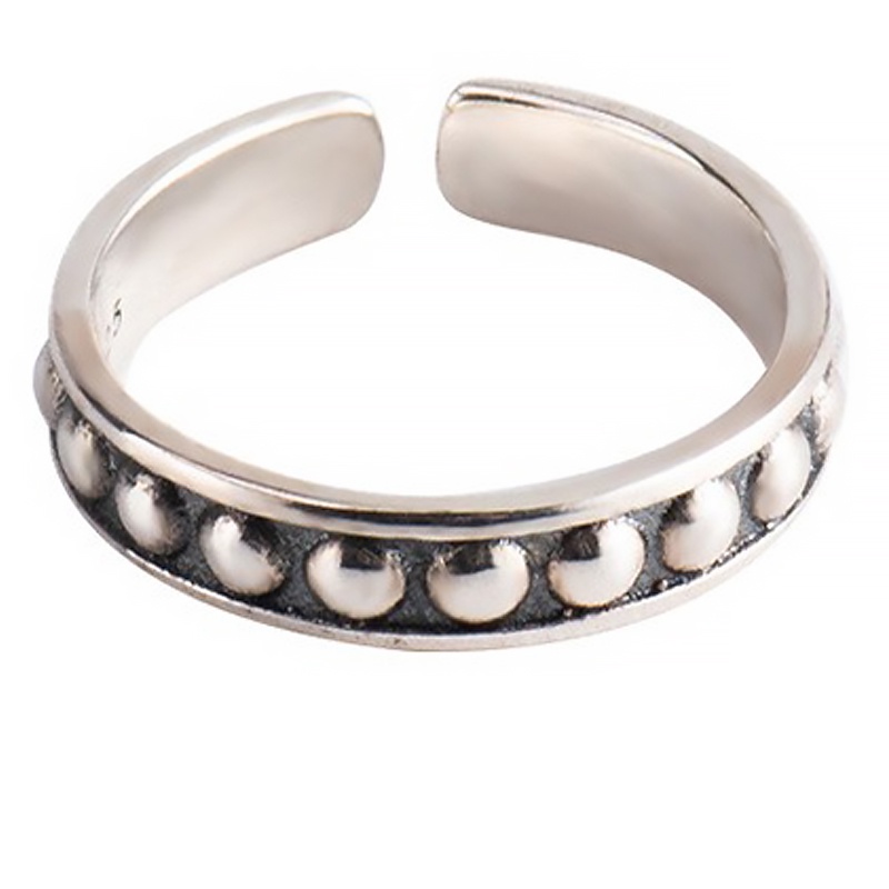Nhẫn Bạc Nữ Chấm Pi Dễ Thương N1719 - Bảo Ngọc Jewelry