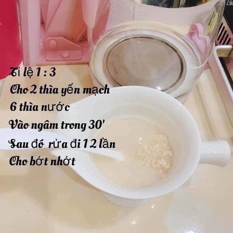 Yến mạch hũ Oat Meal cho bé ăn dặm ( tặng 1 khuôn)