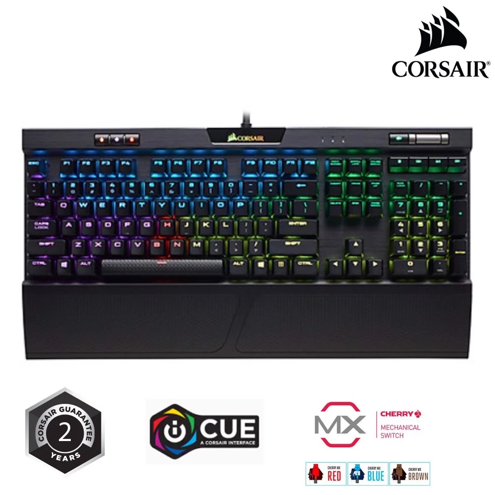 [Mã ELMALL1TR giảm 5% đơn 3TR] Bàn phím cơ Corsair K100 RGB MX SPEED Switch (CH-912A014-NA)