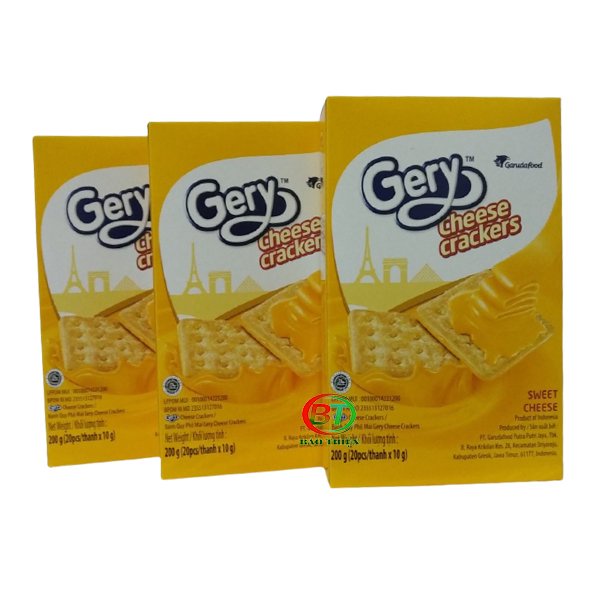 Bánh quy phô mai Gery Cheese Cracker hộp180g- 270g