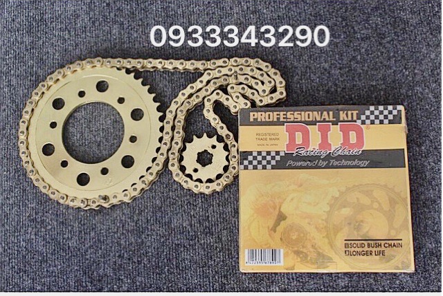 Nhông Sên Dĩa Vàng DID Cho Các Loại Xe Máy